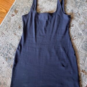 Vintage Hollister Dark Blue Fitted Cotton Dress size L